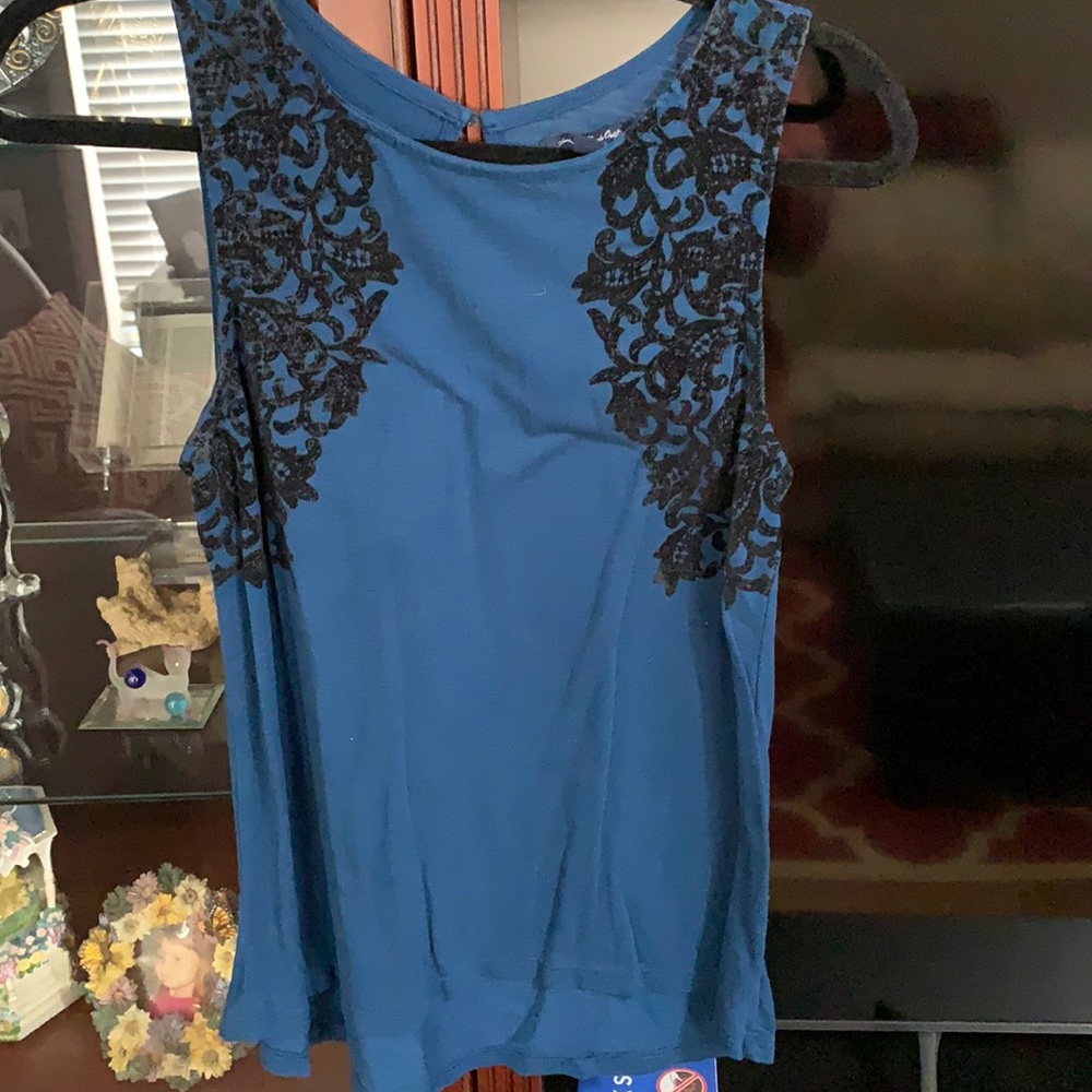 Navy blue tank top
